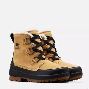 Sorel Women’s Tivoli Suede Boots-Curry